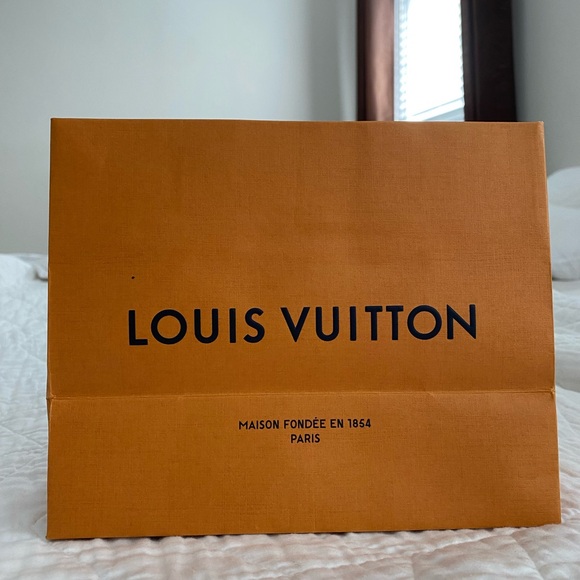 Louis Vuitton shopping bag orange blue. Fantastic condition. Only stored - Picture 7 of 9